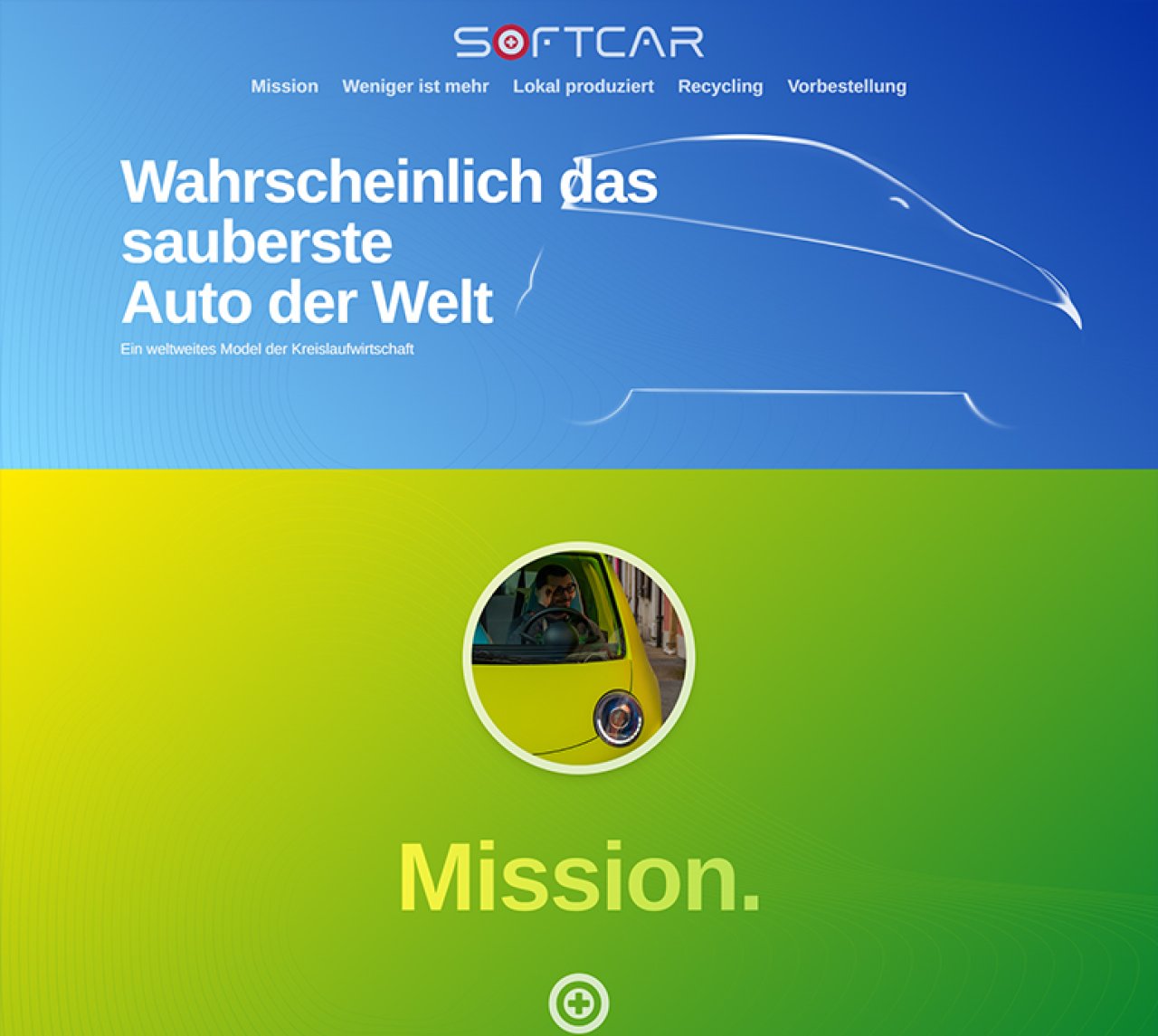 Softcar Homepage.